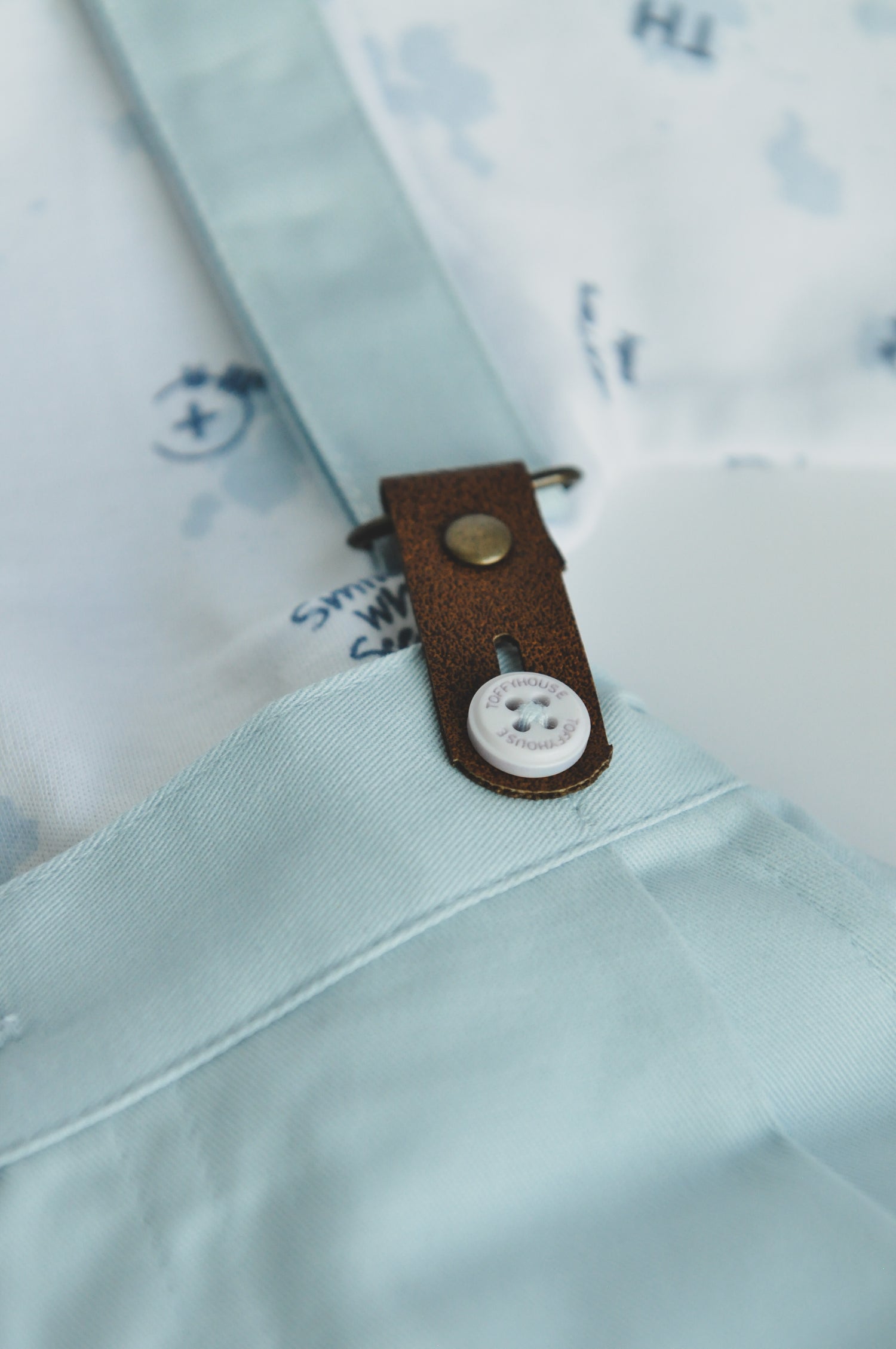 Baby Boys Mint Green Shirt and Suspender Pants Set